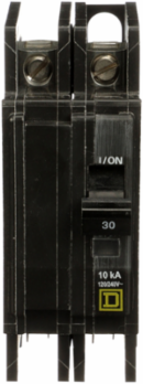 Mini Circuit Breaker 30A 2 Pole 120/240V AC 10kA