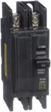 Mini Circuit Breaker, 60A, 2 Pole, 120/240 VAC, 10kA