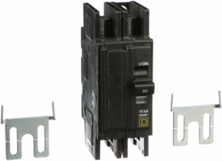 Mini Circuit Breaker 30A 2 Pole 120/240 VAC 10kA