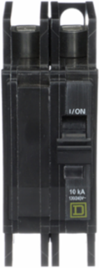 Miniature Circuit Breaker, 60A, 2 Pole, 120/240 VAC, 10kA Breaking Capacity