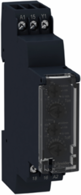 Harmony Dual Function Relay, 8A, 1CO, 0.1s-100h, 24V DC/240V AC