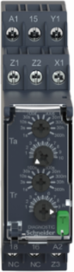 Harmony Dual Function Relay Timer, 22.5mm, 8A, 24-240V AC/DC, 0.05s-300h