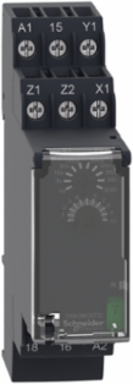 Harmony Timer Relay, 8A, 22.5mm Wide, 24-240V AC/DC, Off-Delay