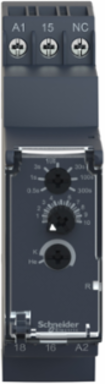 Dual Function Timer Relay, 5A, 0.05s-300s, 24-240V AC/DC, 22.5mm Width