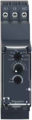 Dual Function Timer Relay, 5A, 0.05s-300s, 24-240V AC/DC, 22.5mm Width