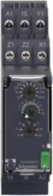 Harmony Multifunction Relay 8A, 1 CO, 0.05s…300h, 24...240V AC/DC