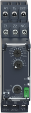 Dual Function Timer Relay, 8A, 24...240V AC/DC, 0.05s...300h Timer Range