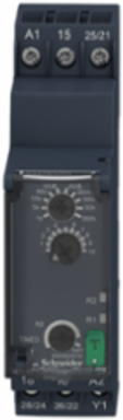 Harmony Timer Relay, 8A, 24...240V AC/DC, Off Delay, 22.5mm Wide