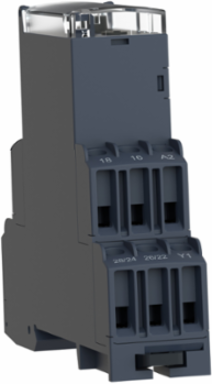 Multifunction Timer Relay, 8A, 0.1s-100h, 24V DC / 24-240V AC