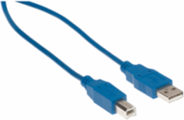 USB Programming Cable for Easergy P3, 3 Meter Length, USB Type A & B