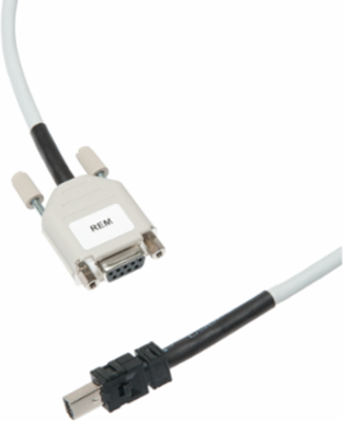 Remote Port Cable for P3U, 2.5 Meter Length, RS232 Connector
