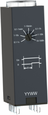 Harmony Timer Relay 5A 2CO 0.1s-100h On Delay 230V AC