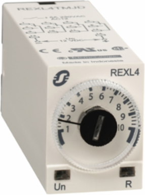 Harmony Timer Relay, 5A, 4 C/O, 0.1s-100h, 24V AC