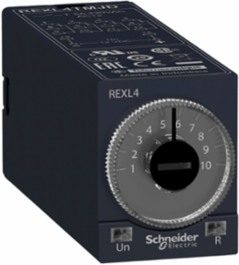 Harmony Timer Relay 5A 4CO 0.1s-100h 230V AC Plug-in