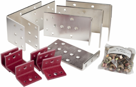 PowerPacT R-Frame Circuit Breaker Terminal Pad Kit, 3 Pole, Standard Type