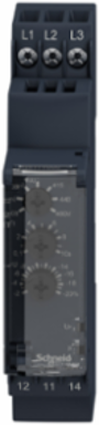 Harmony 3-Phase Control Relay, 5A, 1 C/O, 208...480V AC, 17.5 mm Width
