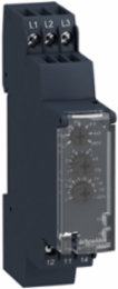 Harmony 3-Phase Control Relay, 5A, 1 C/O, 208...480V AC, 17.5 mm Width