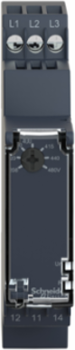 Harmony 3-Phase Control Relay 5A, 1CO, 208...480V AC, 17.5mm Width