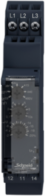 Harmony 3-Phase Control Relay, 5A, 208...480V AC, 17.5mm Width