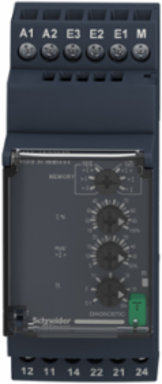 Harmony Current Control Relay 5A, 2 C/O, 0.15-15A, 24-240V AC/DC