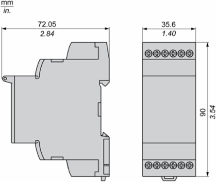 Harmony Current Control Relay 5A, 2 C/O, 0.15-15A, 24-240V AC/DC