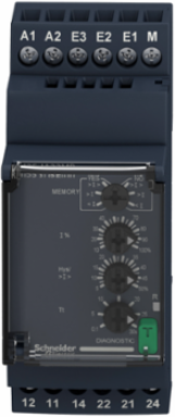 Harmony Current Control Relay 5A, 2 C/O, 0.15-15A, 24-240V AC/DC