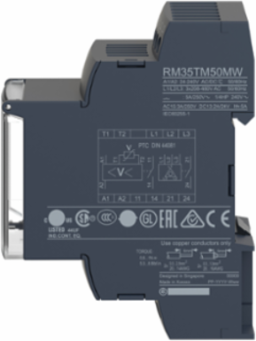 3-Phase Control Relay 5A, 2NO, 24-240V AC/DC, Phase Failure Detection