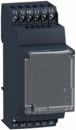3-Phase Control Relay 5A, 2NO, 24-240V AC/DC, Phase Failure Detection