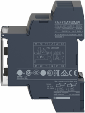 Multifunction Voltage Control Relay, 5A, 15-600V AC/DC, DIN Rail