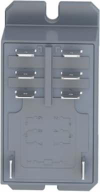 Power Relay, 30A, 2 C/O, 24V DC, DIN Rail/Panel Mount