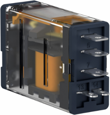 Harmony Electromechanical Relay 15A 1 C/O 24V AC Lockable Test Button