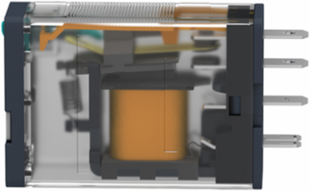 Plug-in Relay 1 C/O 15A 24V DC with Lockable Test Button