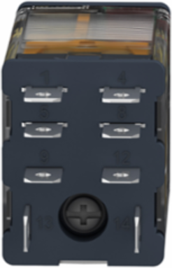 Harmony 15A Plug-In Relay, 24V AC, 2CO, Lockable Test Button