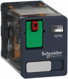 Harmony 15A Plug-In Relay, 24V AC, 2CO, Lockable Test Button