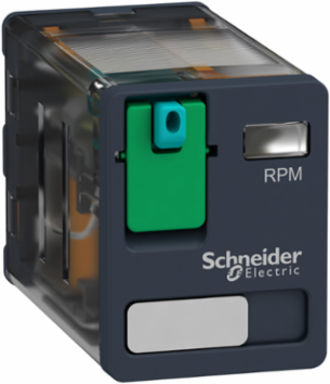 Harmony Plug-In Relay, 15A, 24V DC, 2 C/O, Lockable Test Button