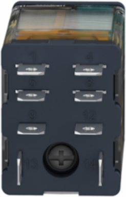 Harmony Plug-in Relay 15A, 2CO, 24V DC, LED Indicator, Lockable Test Button