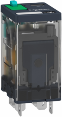 Harmony Plug-in Relay 15A, 2CO, 24V DC, LED Indicator, Lockable Test Button