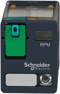 Harmony Plug-in Relay 15A, 2CO, 24V DC, LED Indicator, Lockable Test Button