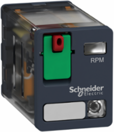 Harmony Plug-in Relay, 15A, 120V AC, 2CO, Lockable Test Button, LED Indicator