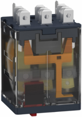 Harmony Plug-In Relay, 15A, 3PDT, Lockable Test Button, 120V AC