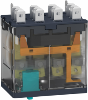 Harmony Electromechanical Relay, 15A, 24V DC, 4 C/O, Lockable Test Button