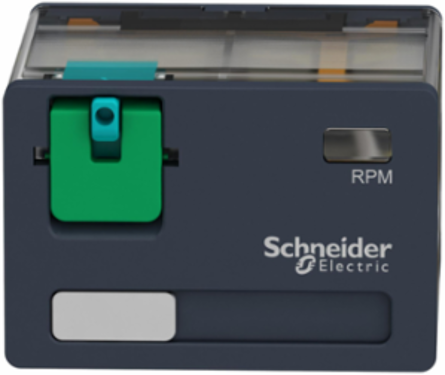Harmony Electromechanical Relay, 15A, 24V DC, 4 C/O, Lockable Test Button