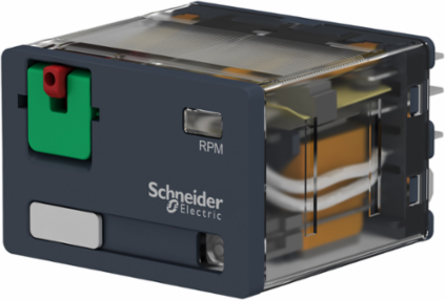 Harmony Electromechanical Relay, 15A, 4C/O, 24V AC with LED