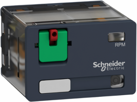 Harmony Electromechanical Relay, 15A, 4C/O, 24V AC with LED