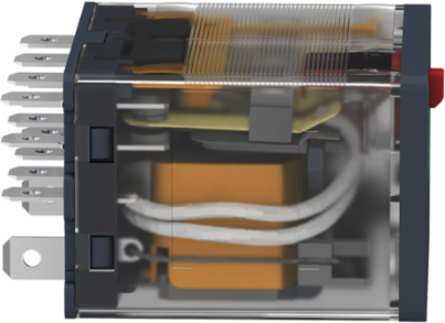 Plug-In Relay, Harmony Electromechanical, 15A, 4 C/O, 120V AC, LED Indicator