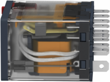 Plug-In Relay, Harmony Electromechanical, 15A, 4 C/O, 120V AC, LED Indicator
