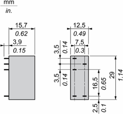 Harmony Electromechanical Relay, 12A, 1CO, 120V AC, IP40