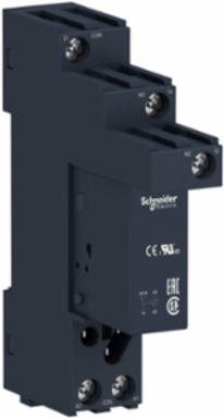 Harmony, Interface plug-in relay with socket, 16 A, 1 CO, 24 V AC