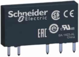 Slim Interface Plug-in Relay, 6A, 1 C/O, 12V DC, 5 mm Width