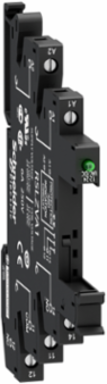 Harmony Electromechanical Relay Socket, LED Indicator, 48-60V AC/DC, 6.2mm Width